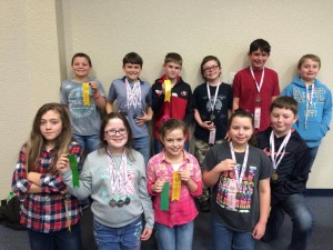 5th Grade academic meet winners